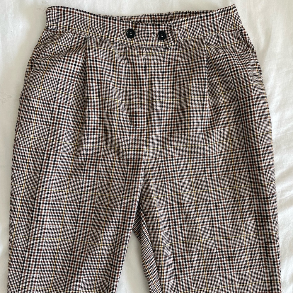 COTTON ON PLAID TROUSERS